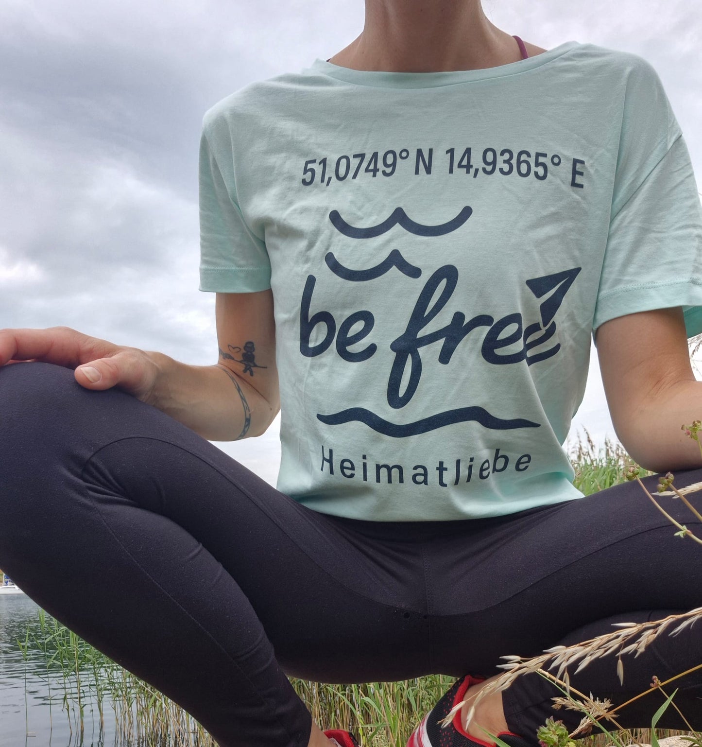be free X BERZI White - Womens Organic Lightweight T-Shirt