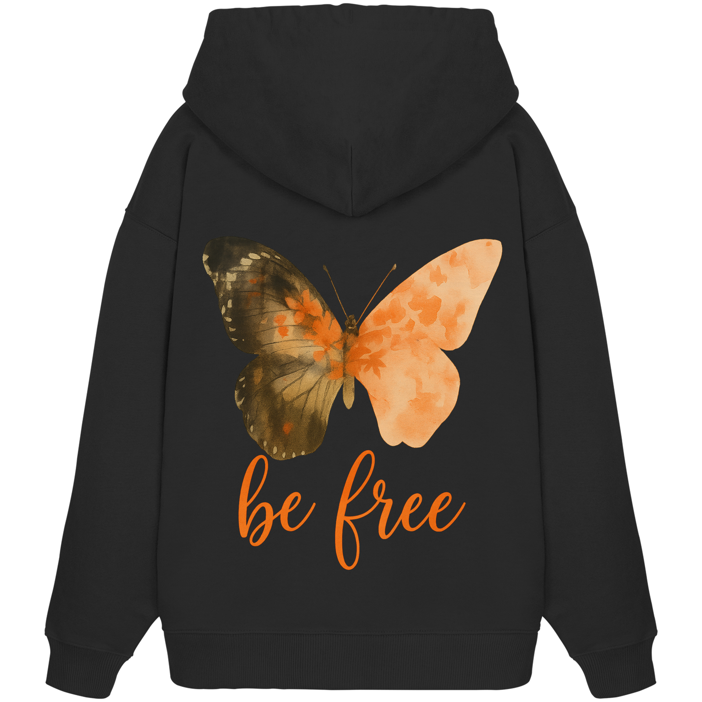be free Butterfly - Organic Oversize Hoodie