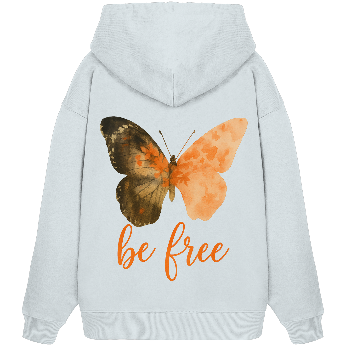 be free Butterfly - Organic Oversize Hoodie