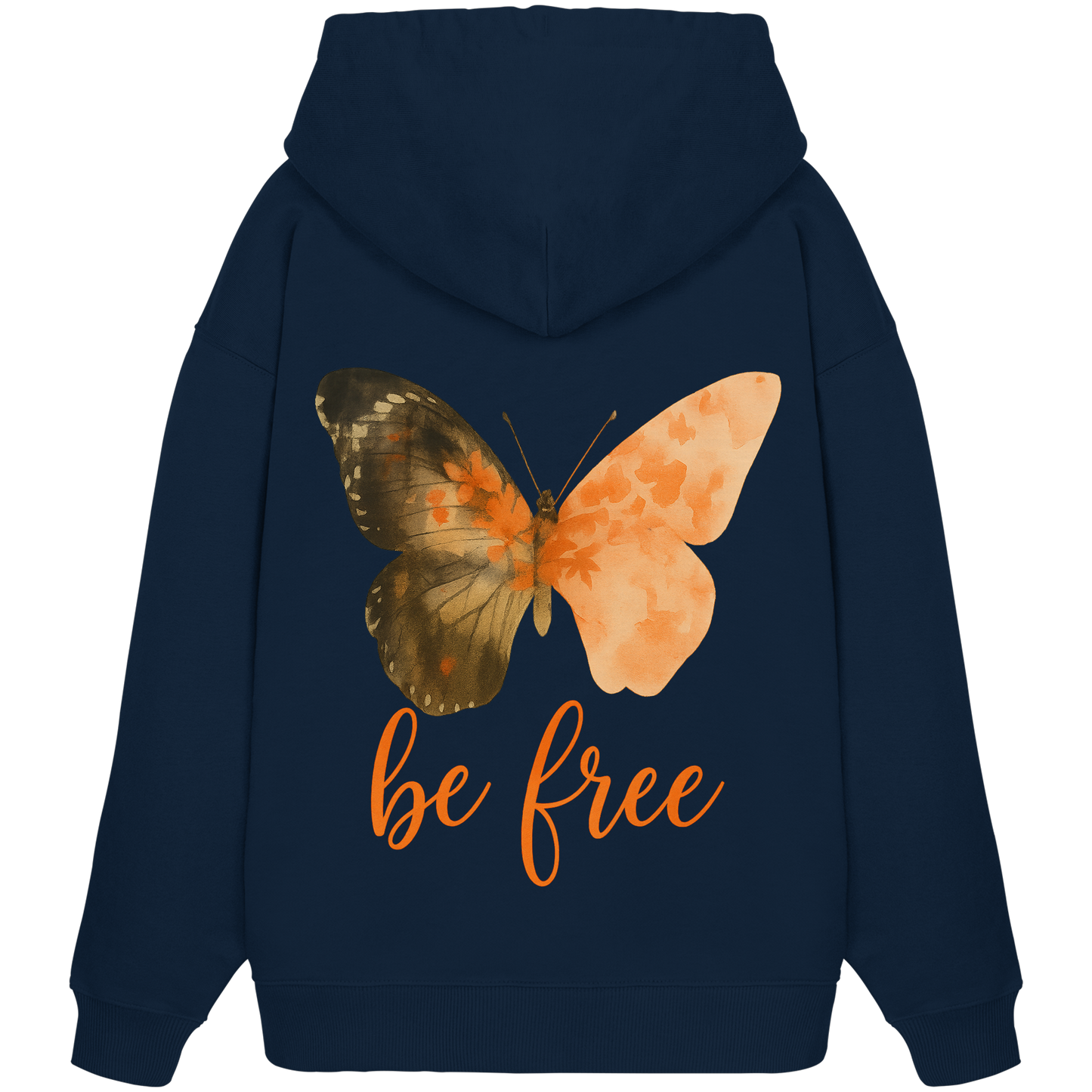 be free Butterfly - Organic Oversize Hoodie