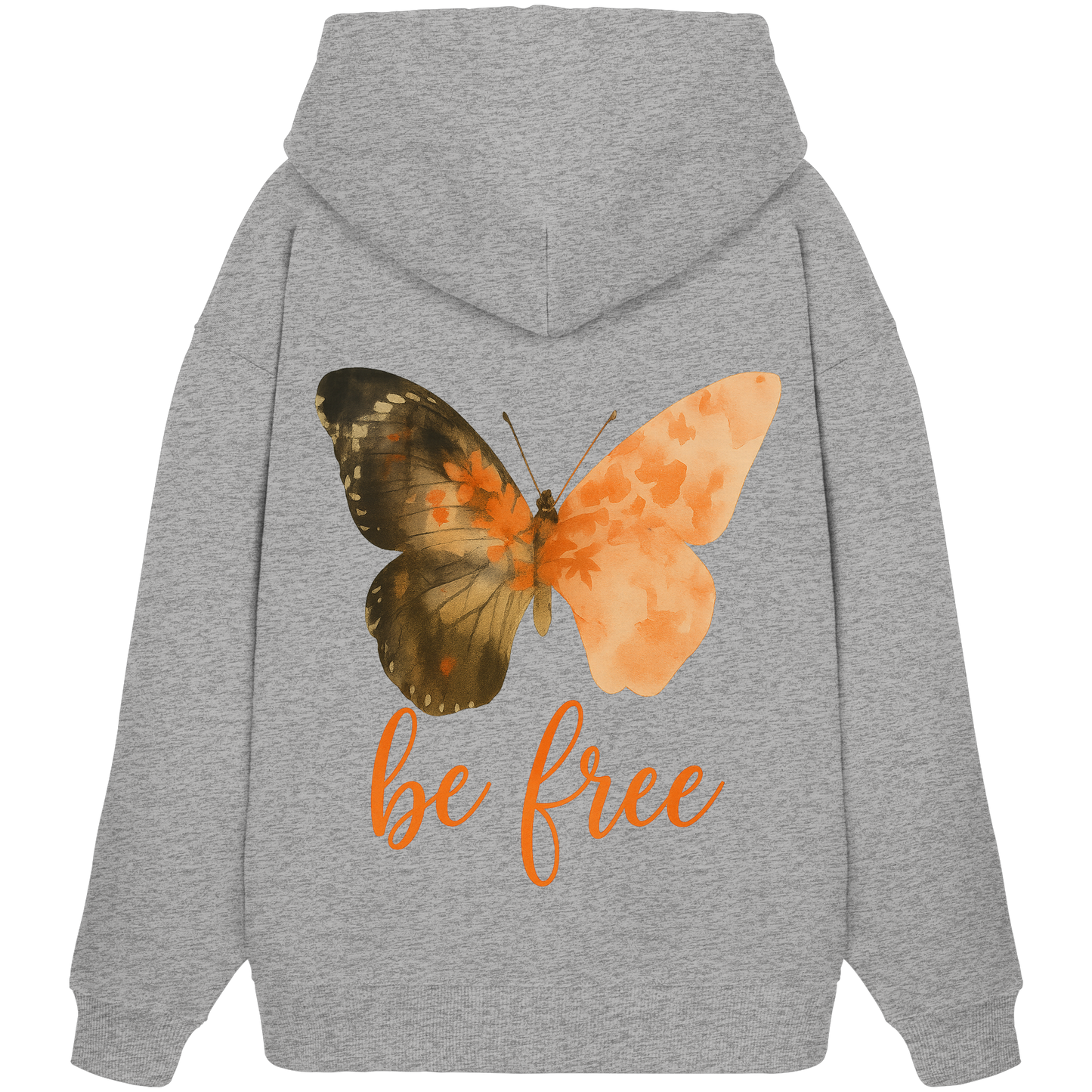 be free Butterfly - Organic Oversize Hoodie
