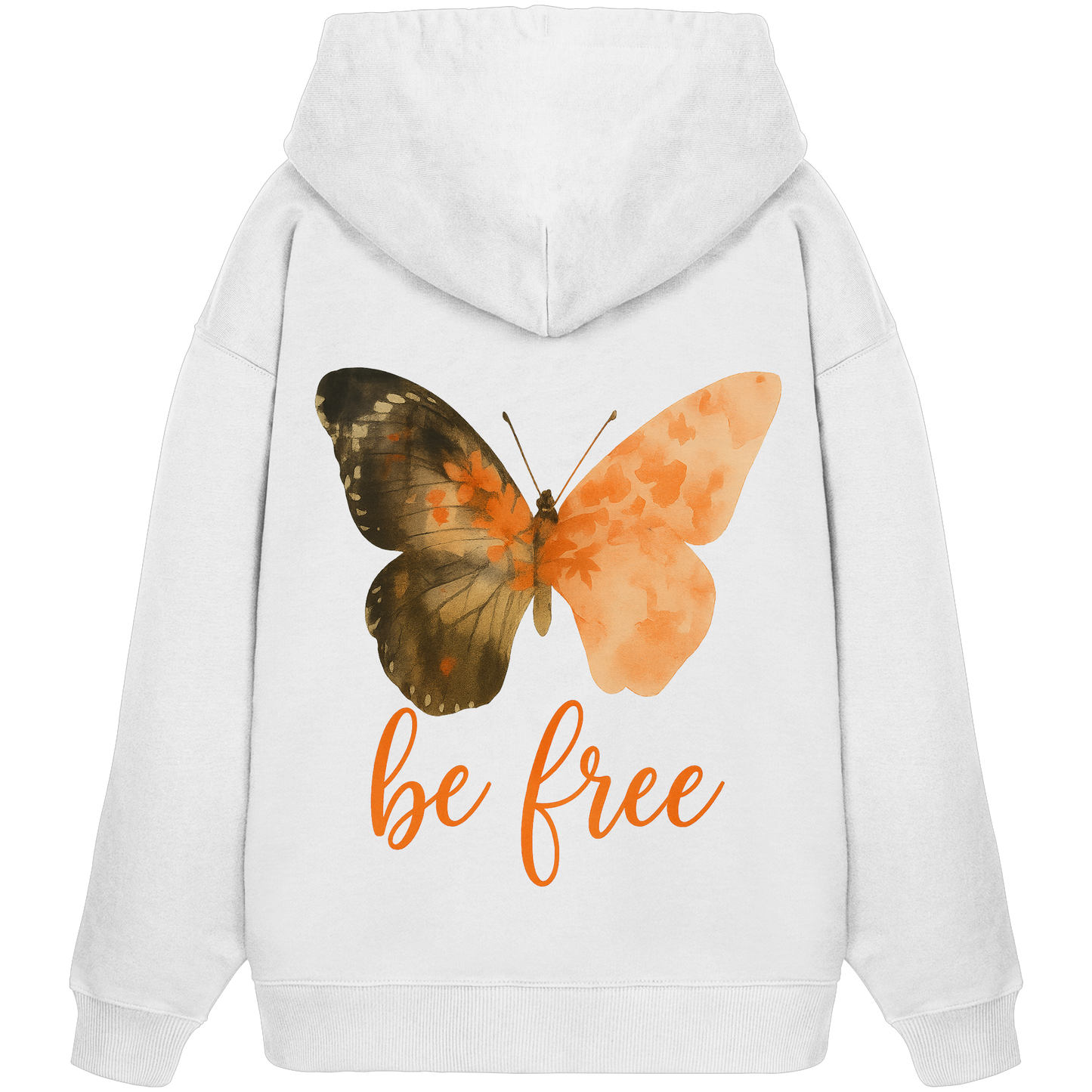 be free Butterfly - Organic Oversize Hoodie