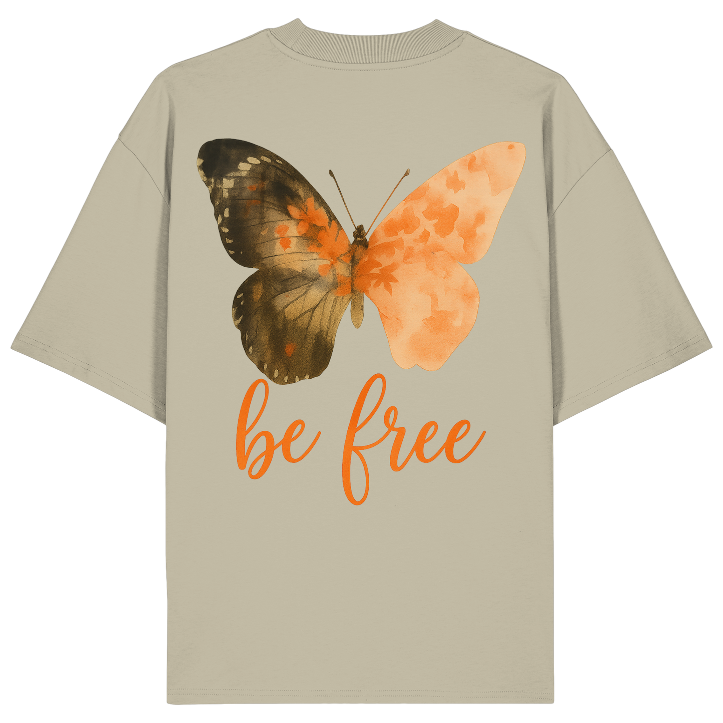 be free Butterfly - Organic Oversize Shirt