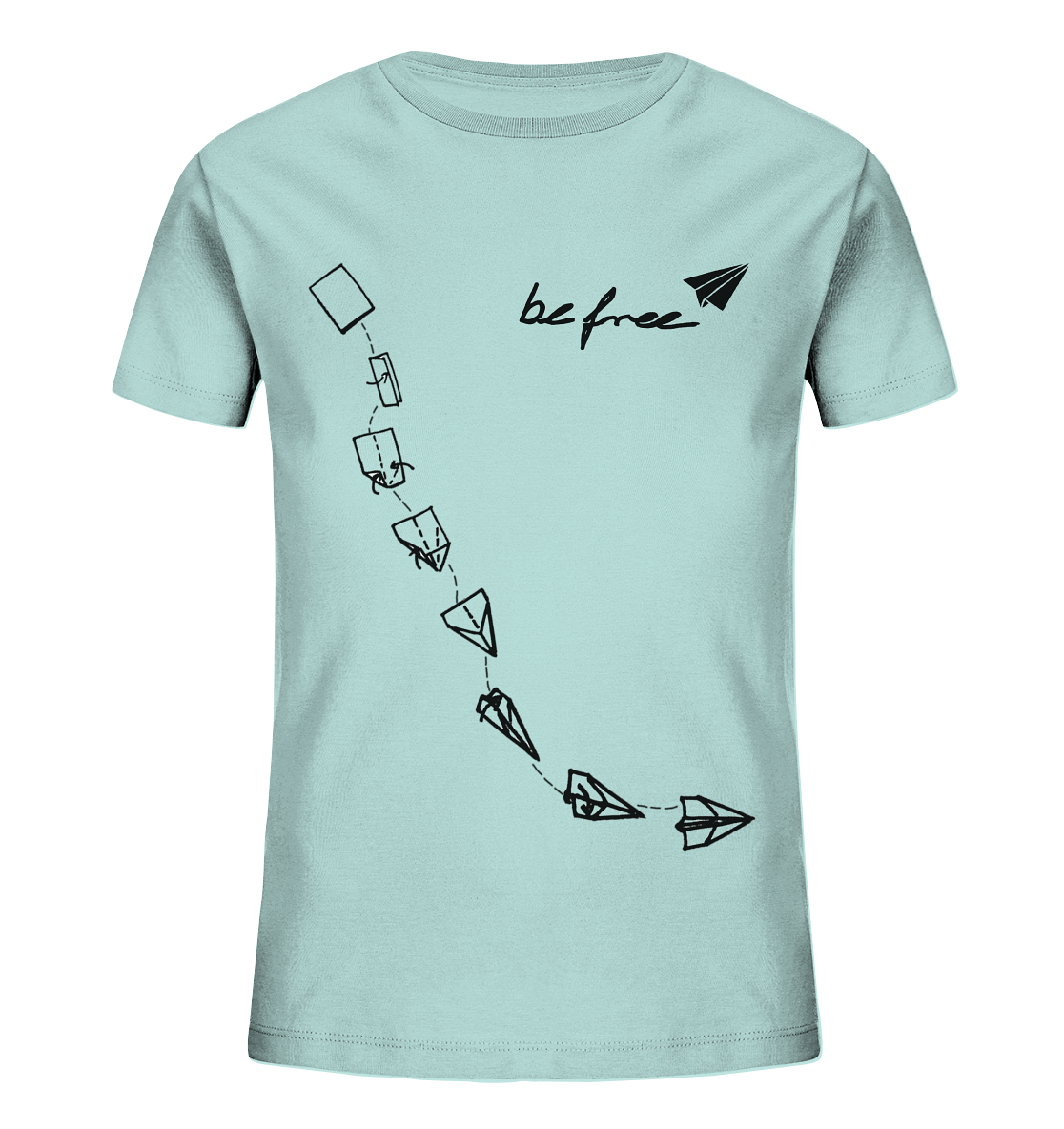be free Bastelflieger Blackprint - Kids Organic Shirt