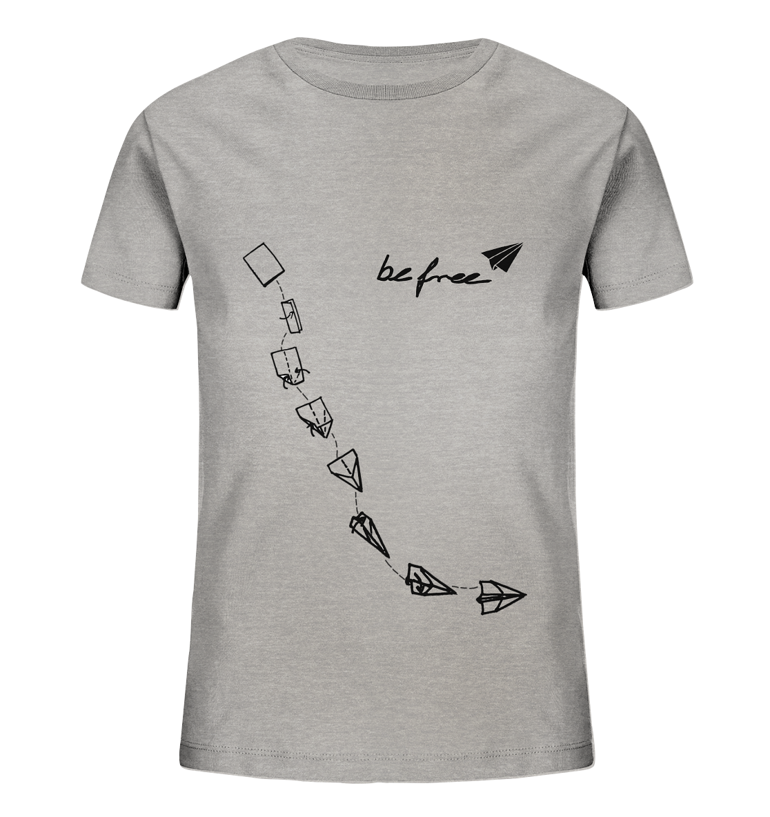 be free Bastelflieger Blackprint - Kids Organic Shirt