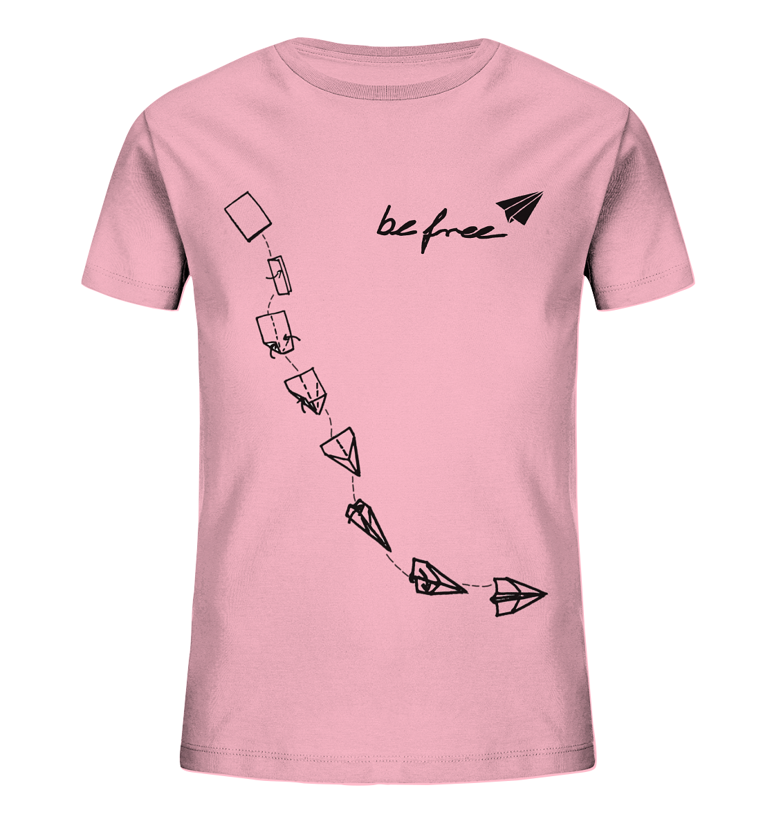be free Bastelflieger Blackprint - Kids Organic Shirt