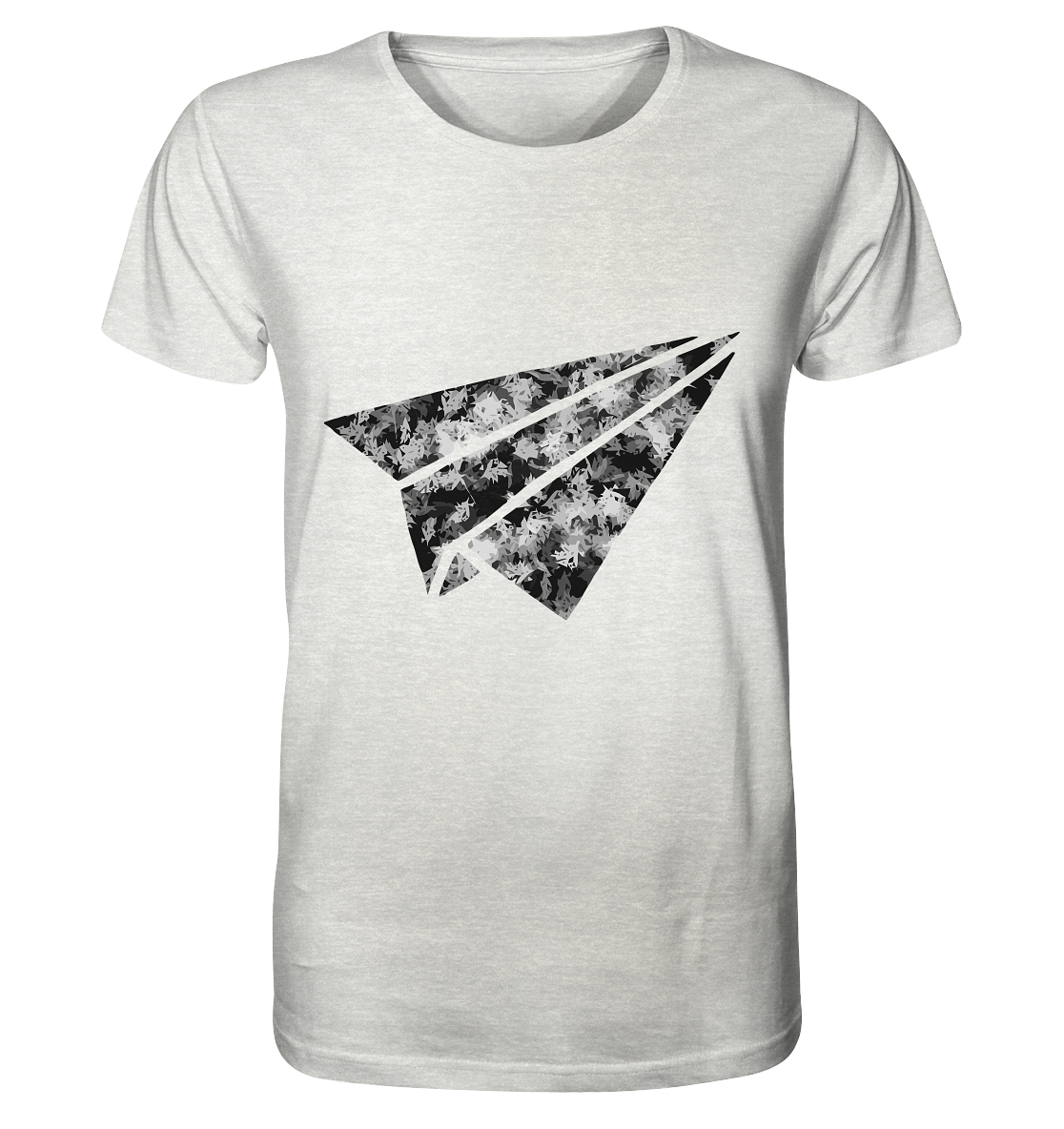 Flieger Shirt - Organic Shirt (meliert)