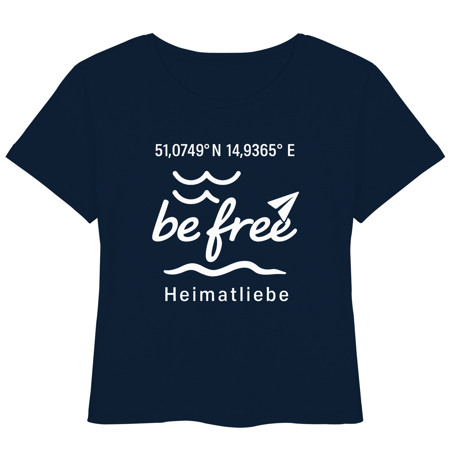 be free X BERZI White - Womens Organic Lightweight T-Shirt