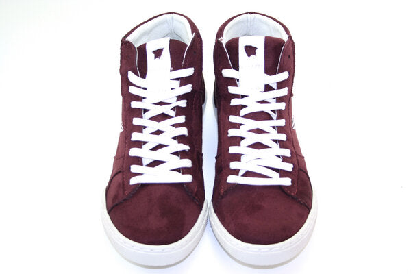 be free – Sneaker High-Cut bordo