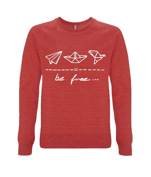 be free CLASSIC – Unisex Sweatshirt meliert