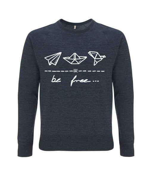 be free CLASSIC – Unisex Sweatshirt meliert