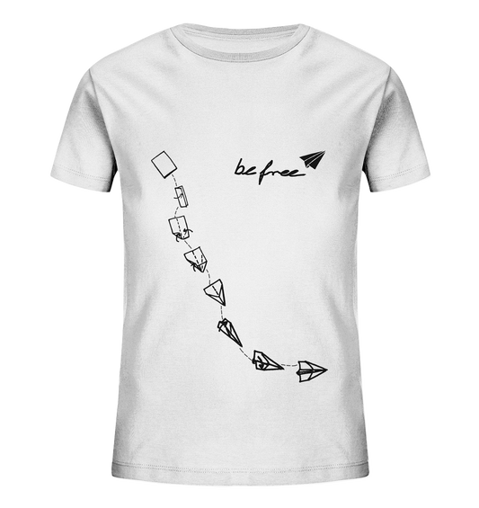 be free Bastelflieger Blackprint - Kids Organic Shirt