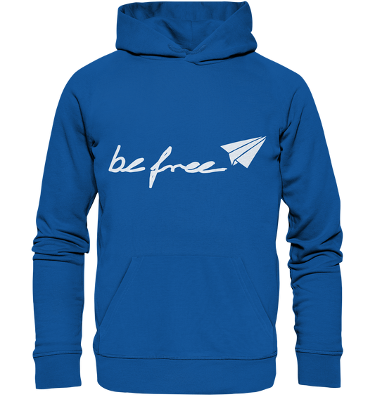 be free - Unisex Logo Hoodie - Organic Basic Hoodie