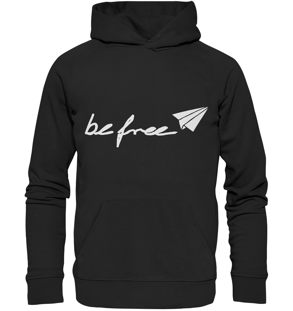 be free - Unisex Logo Hoodie - Organic Basic Hoodie