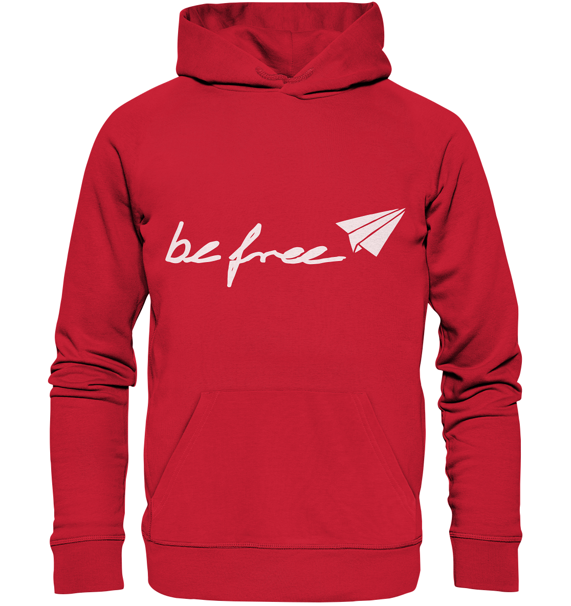 be free - Unisex Logo Hoodie - Organic Basic Hoodie