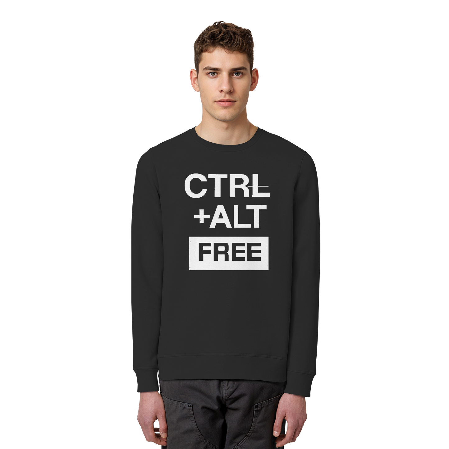 CTRL Wi - Organic Basic Unisex Sweatshirt