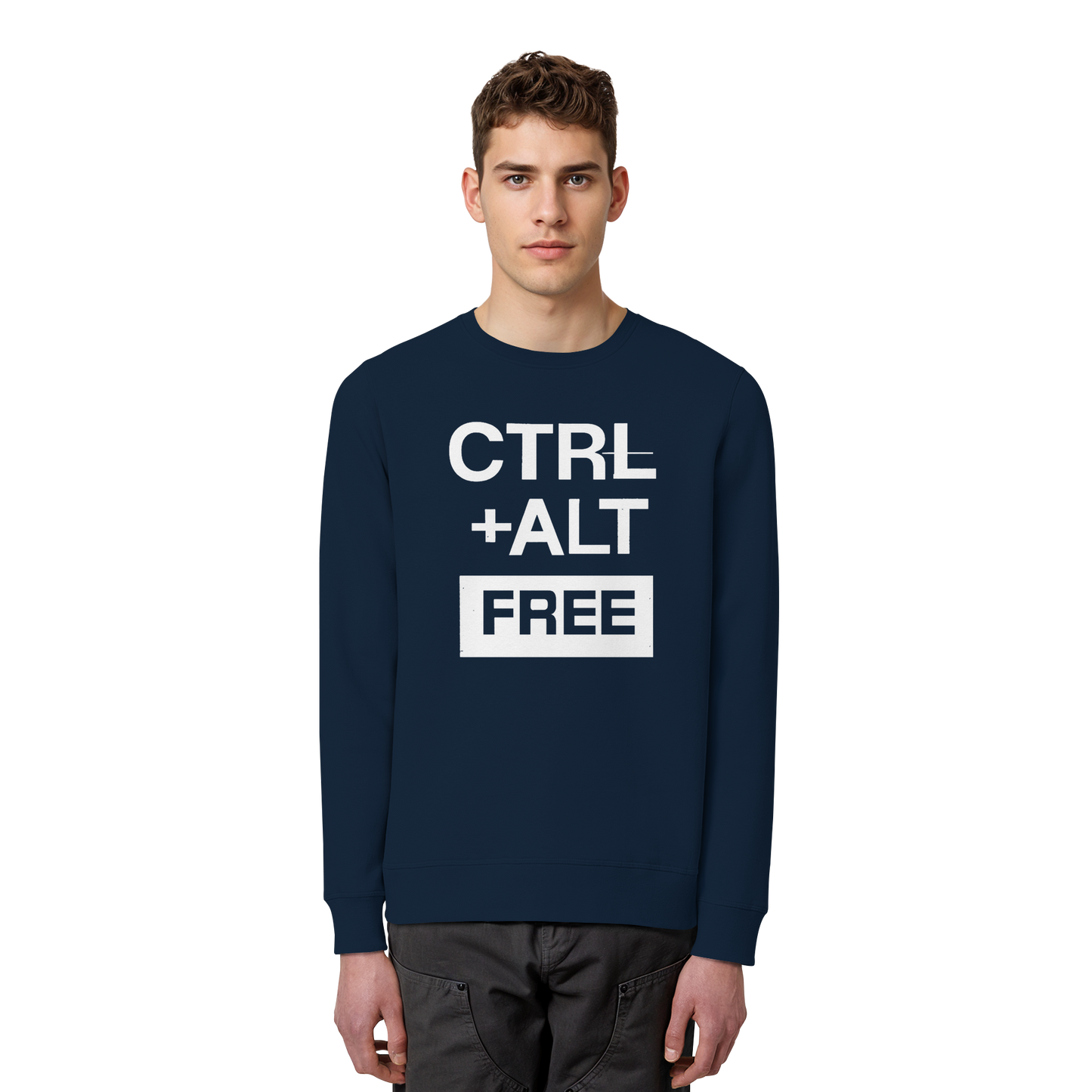 CTRL Wi - Organic Basic Unisex Sweatshirt