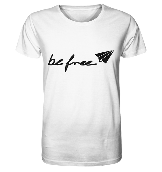 be free Logo Shirt white - Organic Shirt