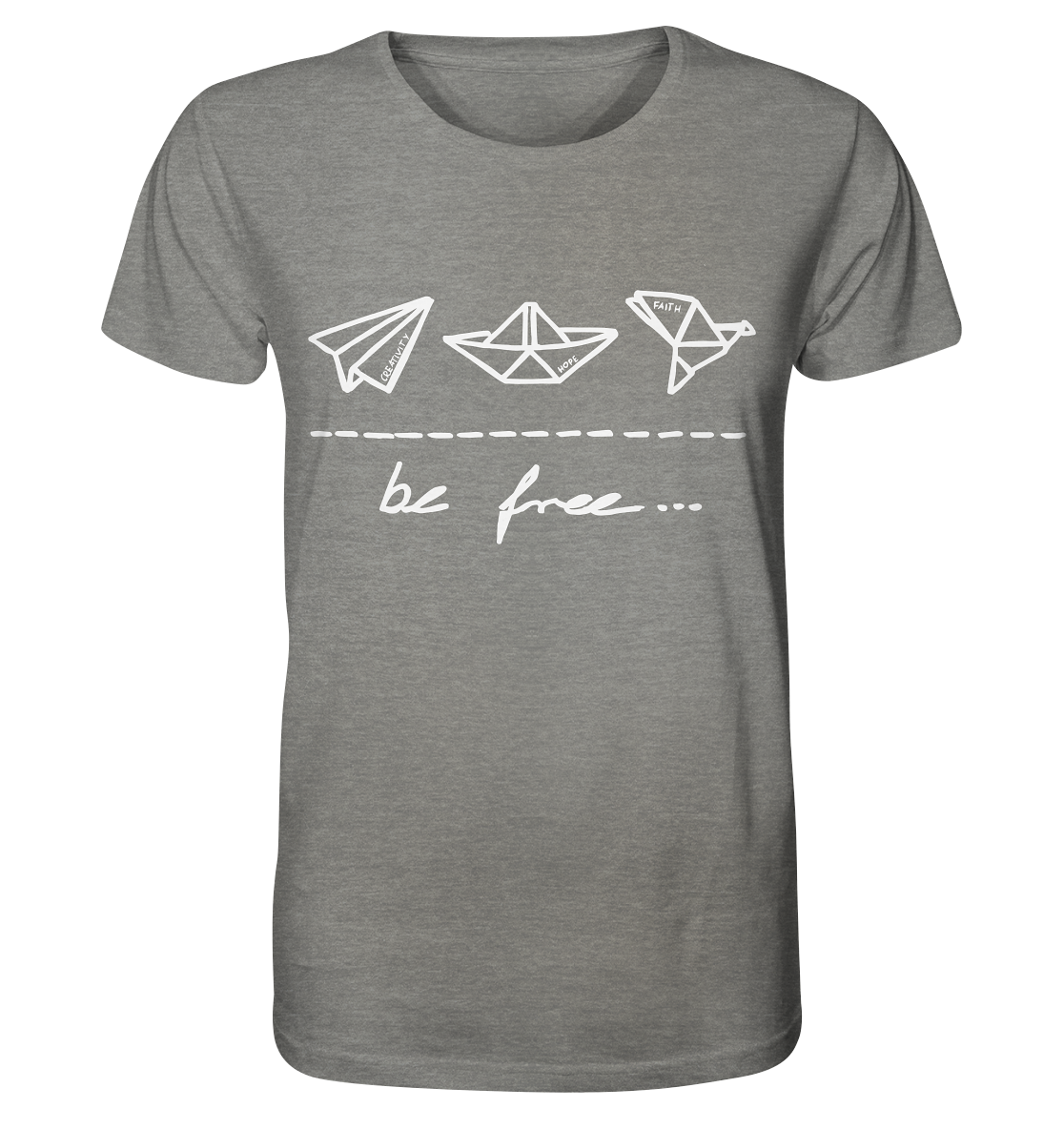be free classic Shirt - Organic Shirt (meliert)
