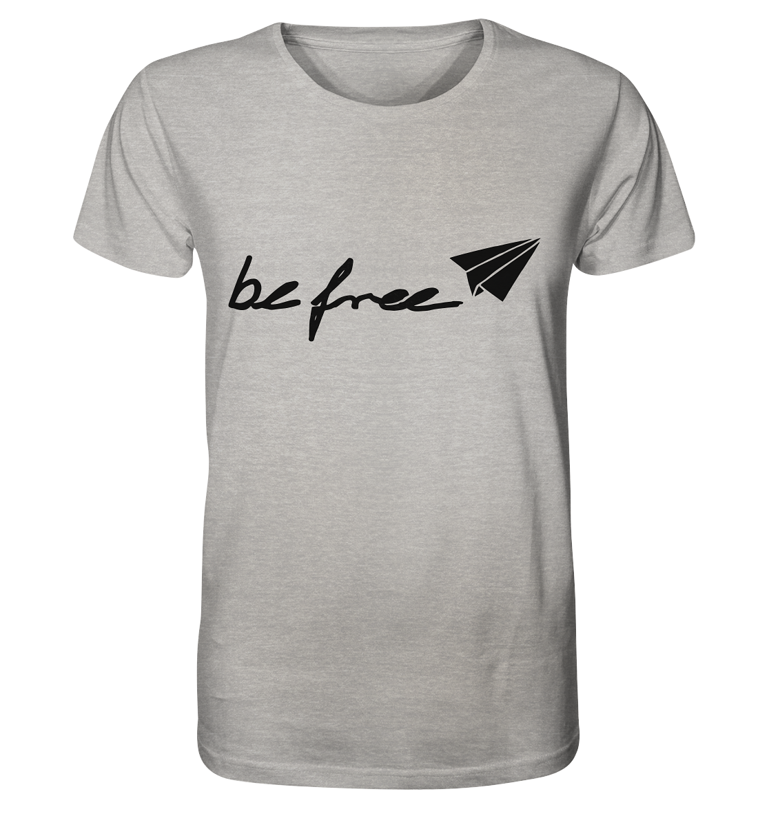 be free Logo Shirt meliert - Organic Shirt (meliert)