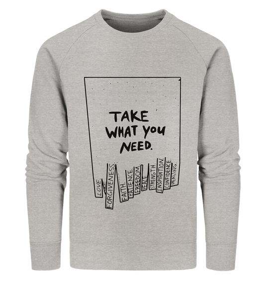 TWYN BlackPrint Sweatshirt - Organic Sweatshirt