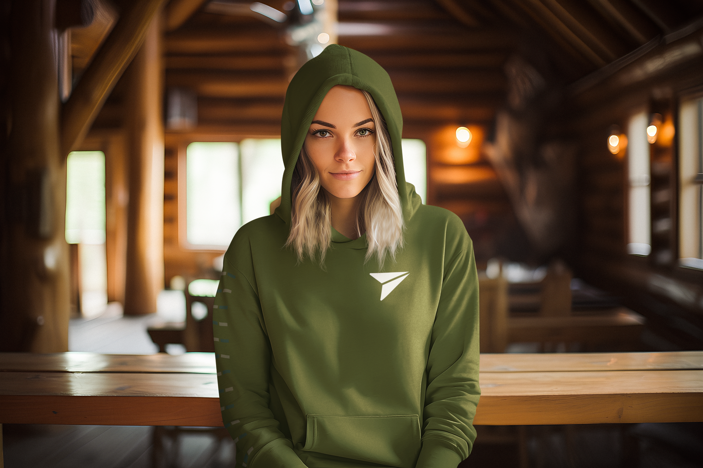 be free minimalsim Stick - Organic Hoodie (Stick)