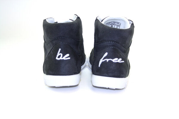 be free – Sneaker High-Cut darkgrey