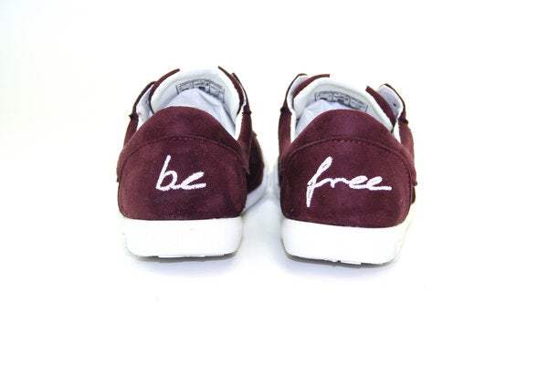 be free – Sneaker Low-Cut bordeaux
