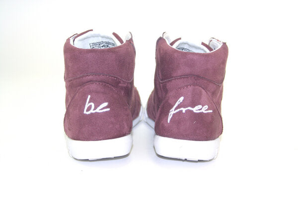 be free – Sneaker High-Cut rosa