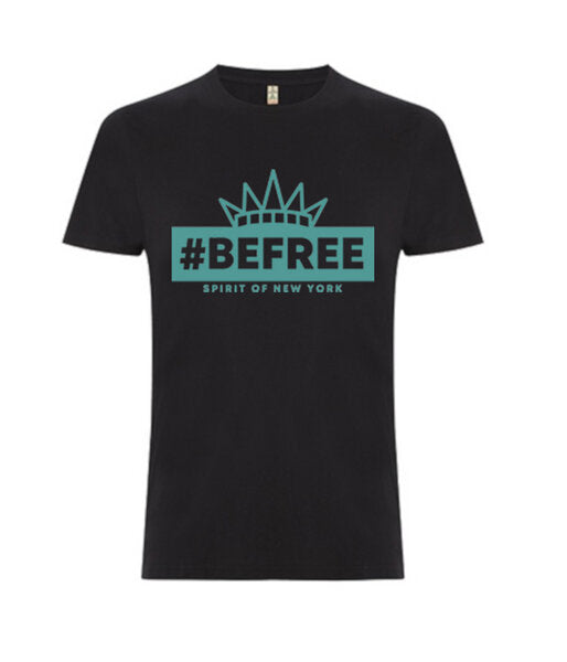 be free – Unisex Shirt “Spirit of New York” schwarz