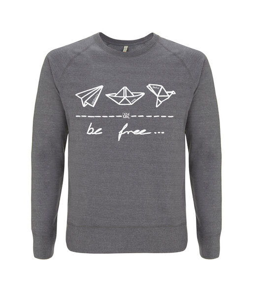 be free CLASSIC – Unisex Sweatshirt meliert